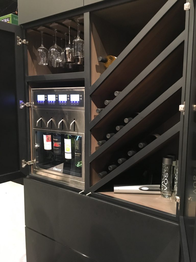 wine fridge storage