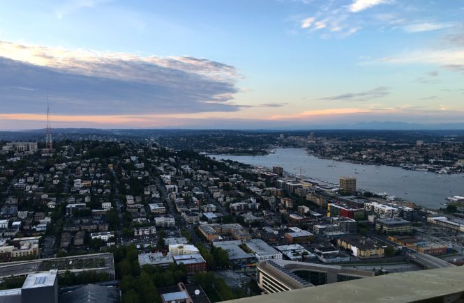 View from Seattle needle