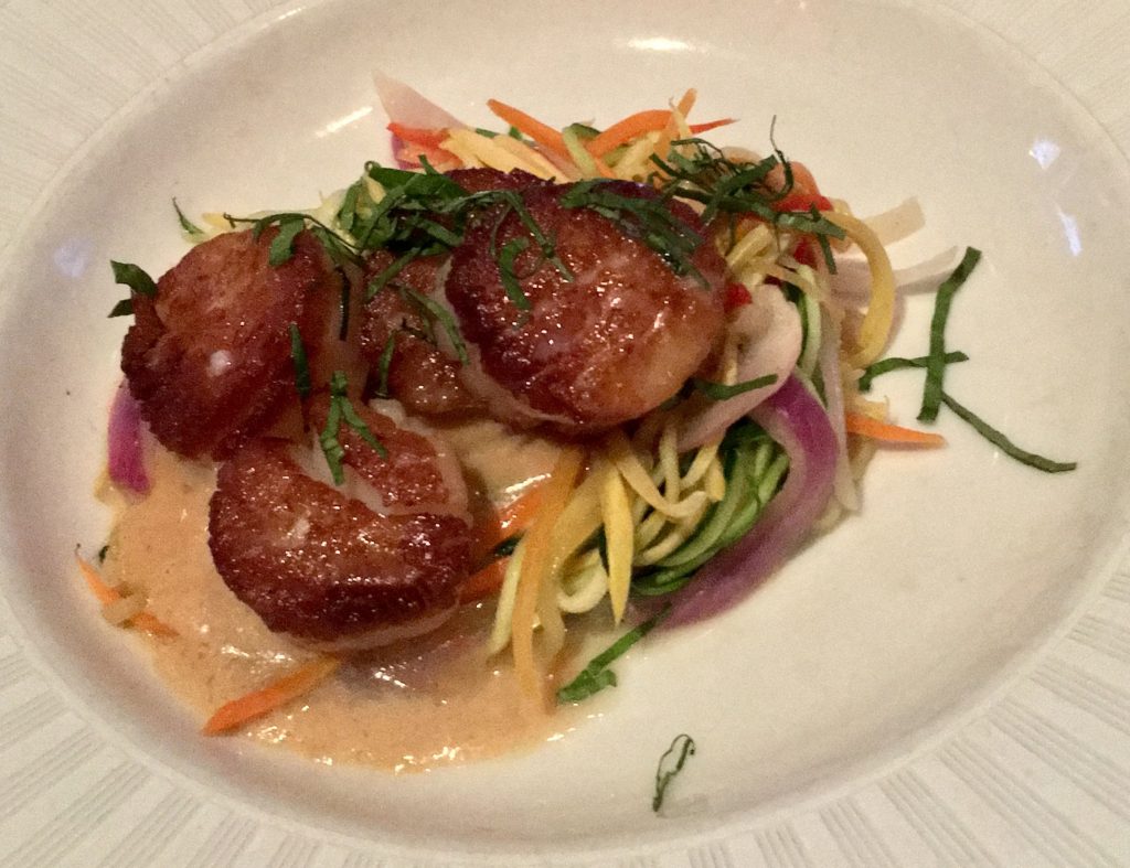 Scallops at Charleston's High Cotton