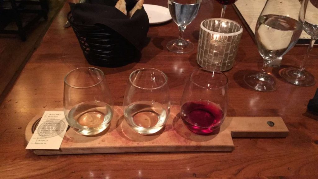 Gervasi Vineyard Wine Flight