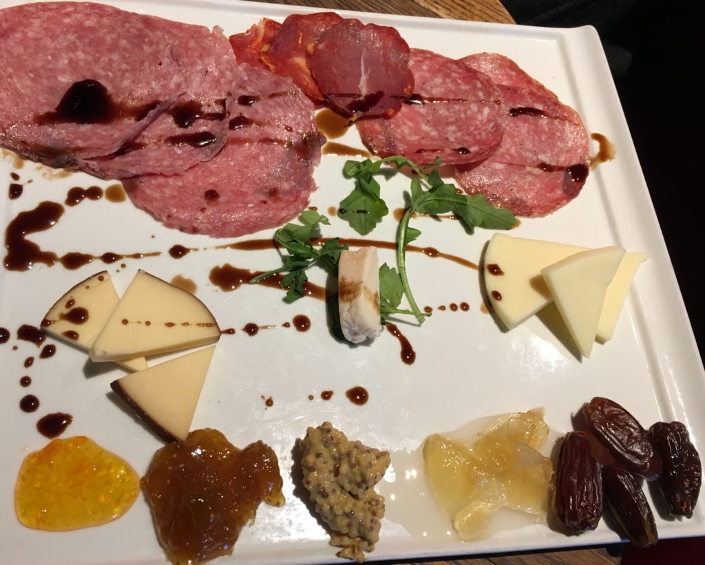 Gervasi Chrush House meat and cheese plate