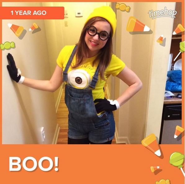 Lady minion halloween costume