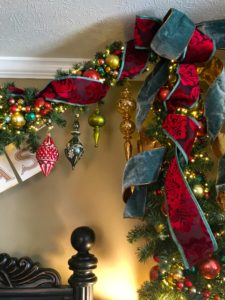 Christmas mantle Old Lucketts Store