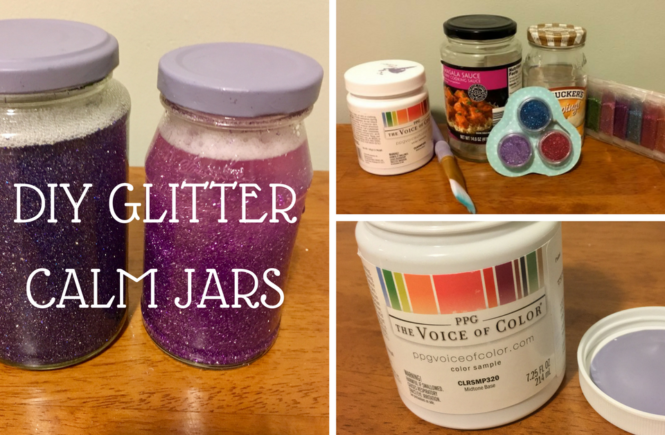 DIY GLITTER CALM jAR