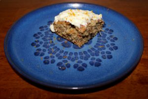 Banana & carrot cake homemade