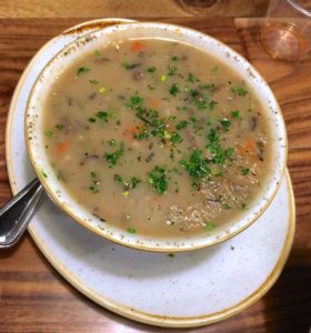 Foggy Brews Mushroom soup