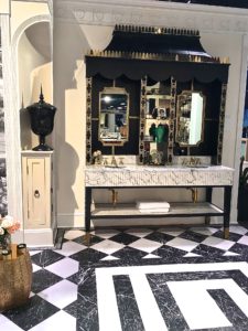 art deco great gatsby bathroom