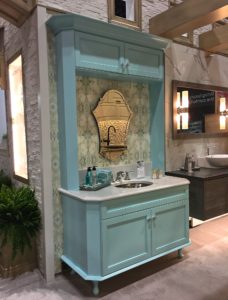 Tiffany blue bathroom