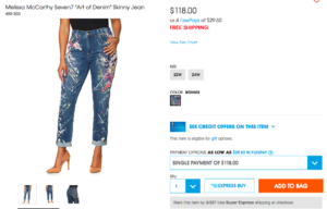 paint splattered jean trend