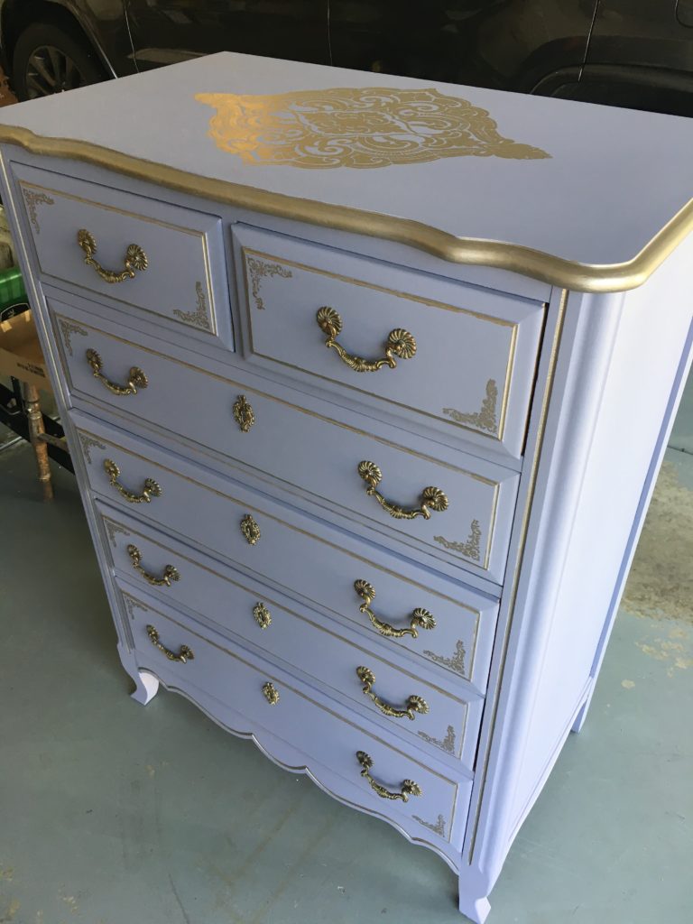 Transforming Furniture with Kmart Gold Chalk Paint: DIY ~ Putting