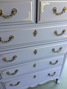 french provincial dresser painted