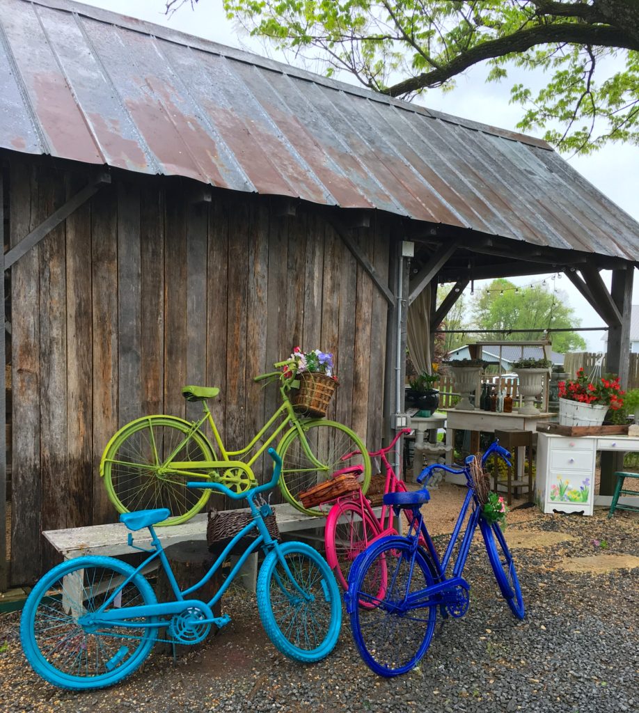 bright painted bikes