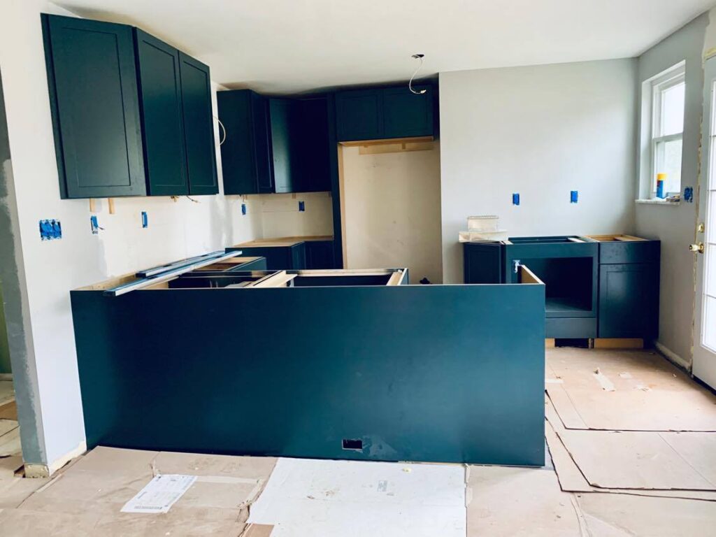 Kitchen renovation progress